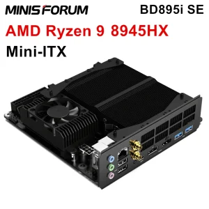 MINISFORUM BD895i BD775i SE Gaming Motherboard AMD Ryzen 9 8945HX 7 7745HX 2*DDR5 2*NVMe PCIe5.0 x16 2.5G LAN Mini ITX Mainboard
